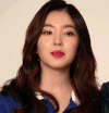 美女 说话 眨眼睛 歪脖子