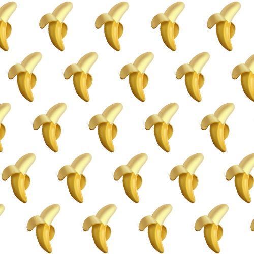 香蕉 食物 满屏的香蕉  动画