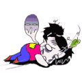 小淘女 小鬼 黑脸 委屈
