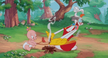 90 迪士尼 爆炸 动画 赫尔曼宝贝 林 兔子罗杰 栗色的漫画
