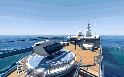 GTA5 GTAVtime&lapse 停机坪 海洋 直升机 纪录片 美国 轮船 风景