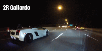 兰博基尼 Lamborghini 夜晚 加速