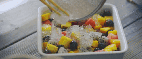冰 味蕾时光 水果 美食 荔枝冰饮&西米水果捞