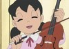 小女孩 小提琴 可爱 眯眼睛 日本动漫