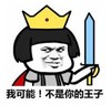 熊猫头 文字表情包 我可能不是你的王子 搞笑 沙雕 魔性
