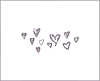 hearts 爱心 闪动