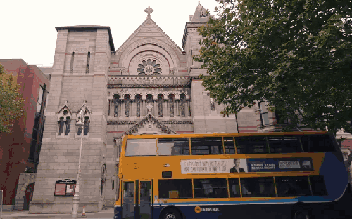 城市 巴士 教堂 欧式建筑 爱尔兰 纪录片 都柏林