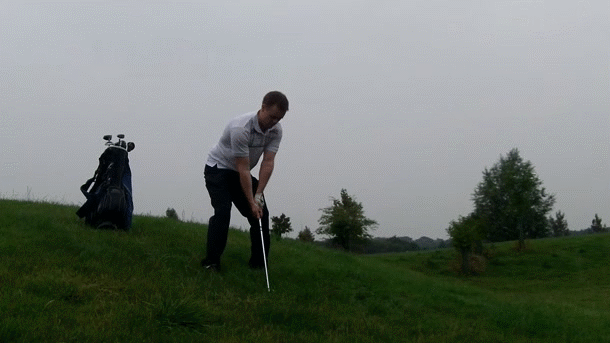 高尔夫球 袋子 打高尔夫 草地