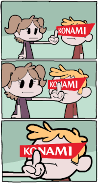 KONAMI fuck 卡通 傻子