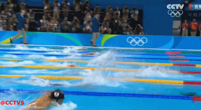 奥运会 里约奥运会 男子 游泳 蝶泳 菲尔普斯 赛场瞬间