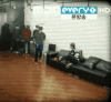 韩国 帅哥 旋转 沙发