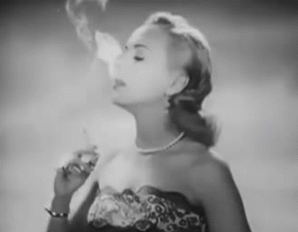 电影 时尚 复古 抽烟