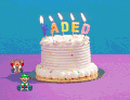 生日 生日快乐 蜡烛 生日蛋糕