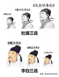 胡须 八字眉 古人 李白三连