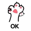 喵爪 猫爪 卡通 赞 ok