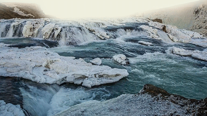 冰川  自然 冰岛 美景 溪流 融冰 山峰 雪盖 glacier nature