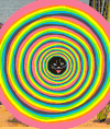 迷幻的 psychedelic 转圈 圆圈