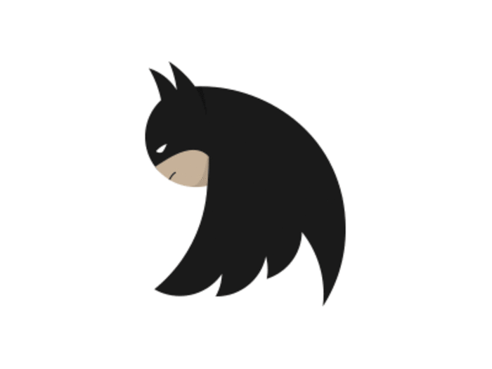 变型 logo 扁平化 蝙蝠