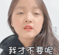 权律二 萌娃 我才不要呢 可爱 呆萌 搞笑