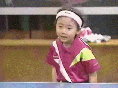 乒乓球 小时候 爱酱 福原爱 运动员