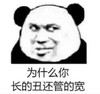 暴漫 文字表情包 为什么你长得丑还管得宽 搞笑 逗 沙雕