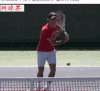 网球 费德勒 截击 网前 反手
