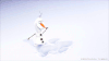 冰雪奇缘 奥拉夫 可爱 雪地 雪人 搞笑 开心 Frozen Disney