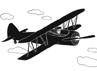老式飞机 双层翼