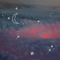 卡通 动漫 夜晚 星星 漂亮