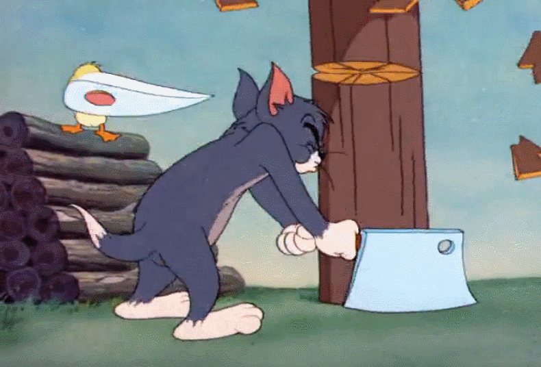 猫和老鼠 汤姆 美国动画 杰瑞 砍树 小鸟 搞笑