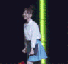 舞台 鼓掌 短裙  话筒 美女