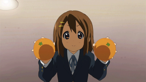 橙子 食物 卡通  水果