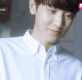 朴灿烈 微笑 可爱 EXO