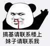 暴漫 文字表情包 搞基请联系楼上妹子请联系我 搞怪 沙雕 魔性