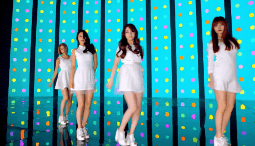 Girl's&Day Hello&Bubble MV 清纯 短裙 美女 跳舞