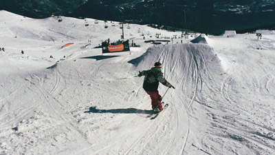 雪地 滑雪场 滑雪 厉害