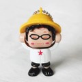 卡通 眼镜 红脸蛋 帽子