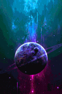 动漫 二次元 星球 太空