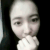 美女 可爱 眨眼睛 长头发
