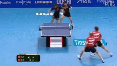 体育 乒乓球 比赛 激烈