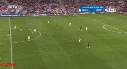 英格兰vs俄罗斯 欧洲杯 爆射 激情