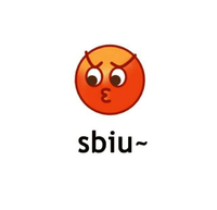 卡通 圆形 大眼睛 sbiu