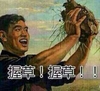 拿起 开心 激动 兴奋 卧槽 握草