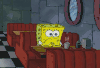 海绵宝宝 SpongeBob 放鸽子 爽约 被甩 分手 人走茶凉 怀疑人生 发呆
