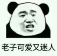 暴漫 文字表情包 老子可爱又迷人 搞笑 沙雕 魔性