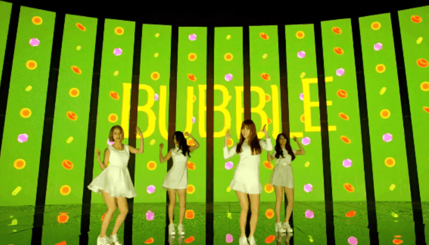 Girl's&Day Hello&Bubble MV 变装 可爱 跳舞