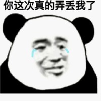 暴漫 熊猫头 你这次真的弄丢我了 可怜 搞怪 逗
