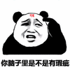 脑子 瑕疵 熊猫头 搞怪 逗