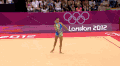 伦敦奥运会 卡娜耶娃 旋转 艺术体操