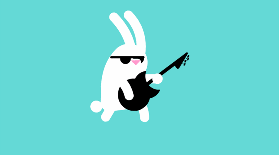 兔子 弹吉他